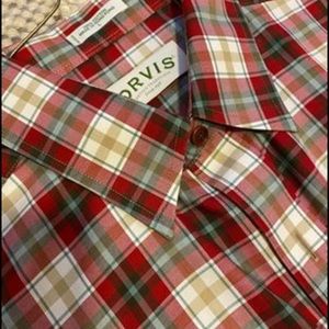Men’s Orvis casual button down shirt